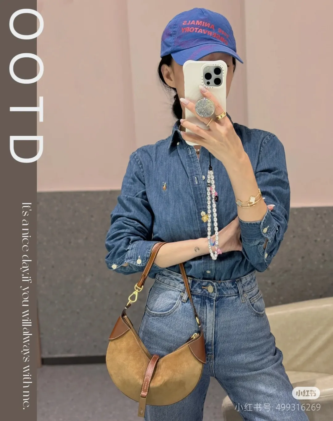 P270 💰 "Top Quality" Style Number: CY106# [Ralph Lauren American Retro Goddess Versatile Shirt Long Sleeve] ✅Ralph Lauren star's popular all-match denim shirt long sleeve for all seasons ✅Top ceiling quality ZP original development, real objects can be compared at will ✅Original fabric washed and hand polished, soft and comfortable, vertical and stylish ✅Casual style tailoring, back splicing, short front and long curved hem ✅Customized dyed original pearlescent white buttons, size divisions, lapels slightly dropped to the shoulders, ✅Length in the front to cover the crotch, and length in the back to the bottom of the hips. The upper body is simple and versatile and looks slimmer. ✅The upper body looks much better than the real thing. It can be worn alone and worn in all seasons. Highly recommended for goddesses. Size: S-L Color: Denim Blue